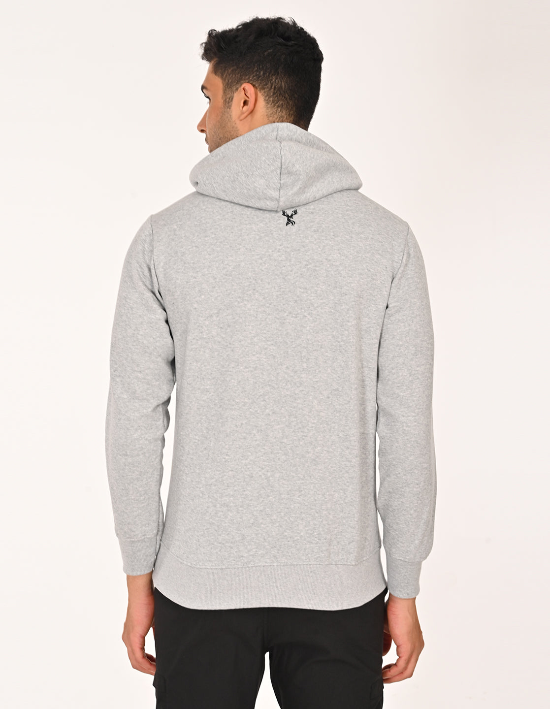 Stylofy Men Regular Fit Cotton Hoodies ( Gray )