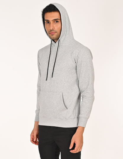 Stylofy Men Regular Fit Cotton Hoodies ( Gray )